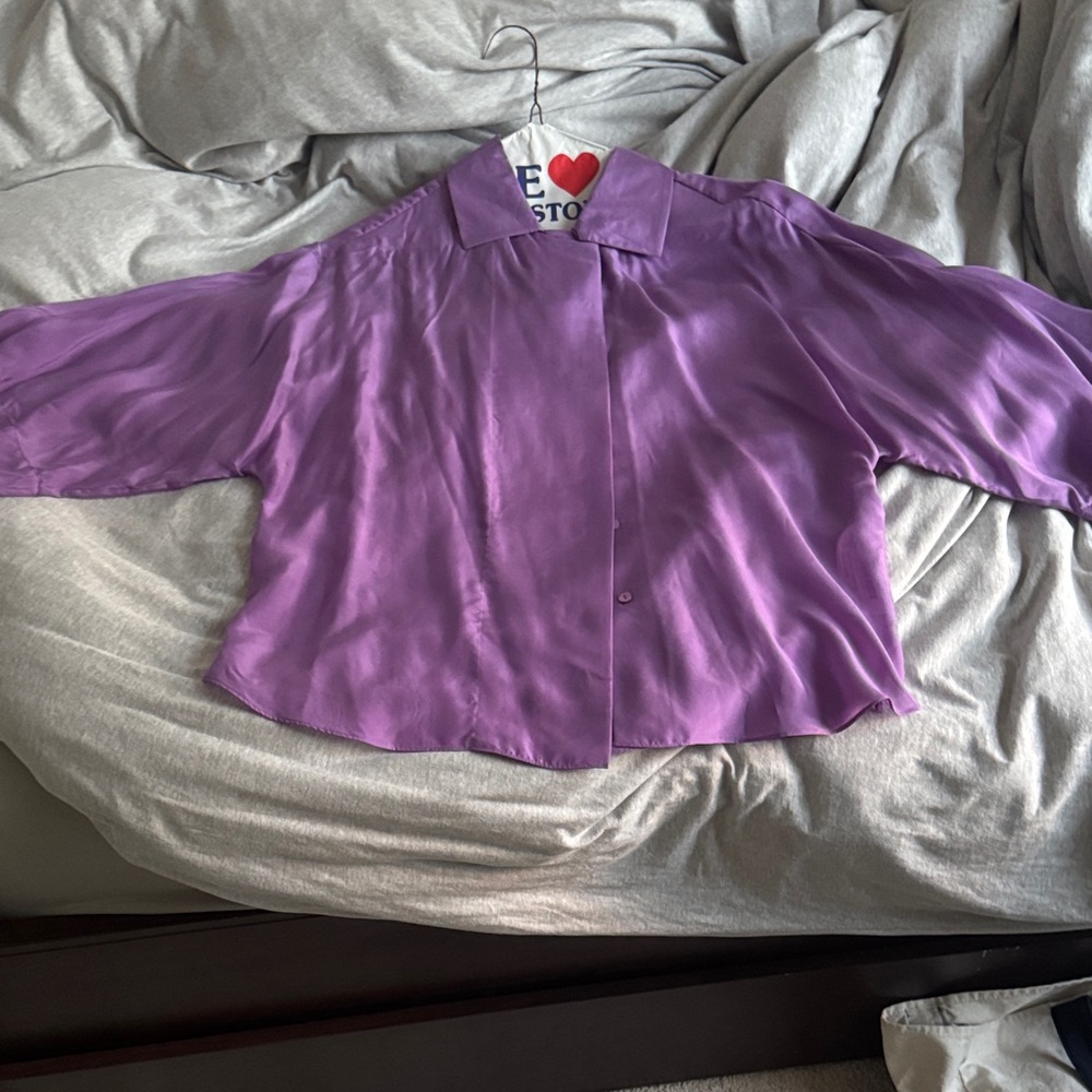 Massimo Dutti Purple Blouse